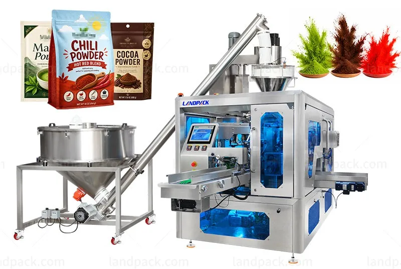 Hot Selling Stand Up Zipper Pouch Doypack Powder Filling Sealing Machine