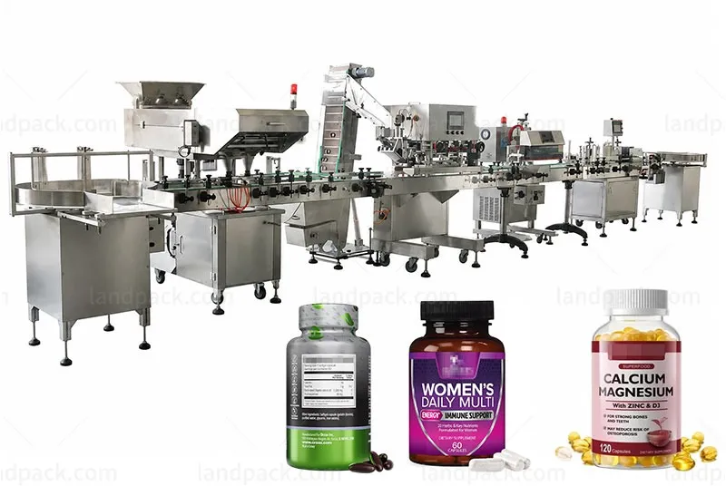 Automatic Pharmaceutical Bottle Packaging Line Tablet Drug Medicine Packaging Machine