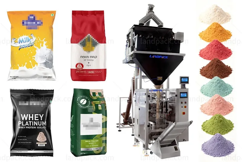 Automatic Powder Pouch Packing Machine Multi-Head Linear Weigher Filling Sealing Machine
