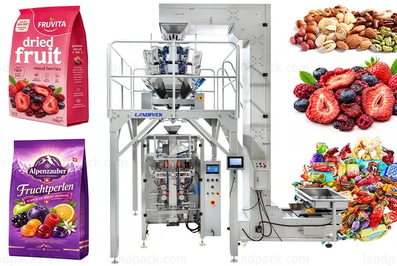 Automatic Sugus Candy Gusset Bag Vertical Pouch Packing Machine