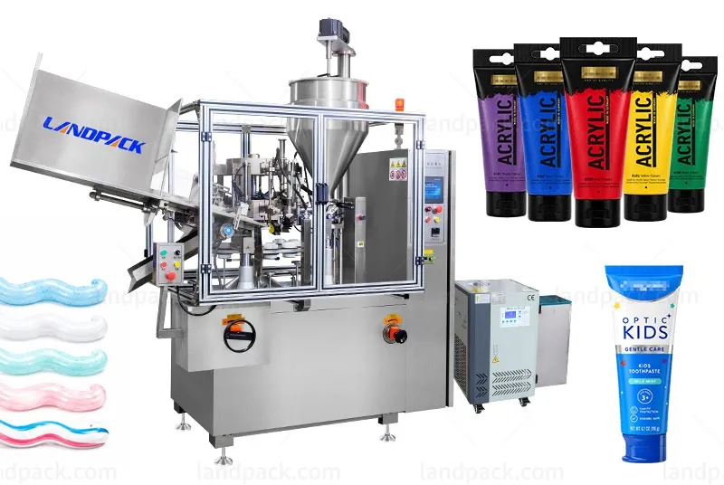 High-Speed Automatic Toothpaste Plastic Tube Filling and Sealing Machine