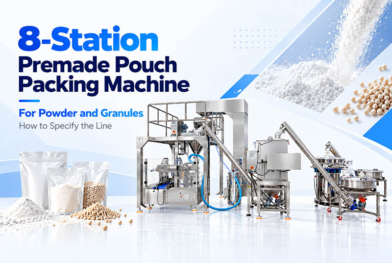 Rotary Premade Pouch Packing Machine for Powder and Granules: How to Specify the Line