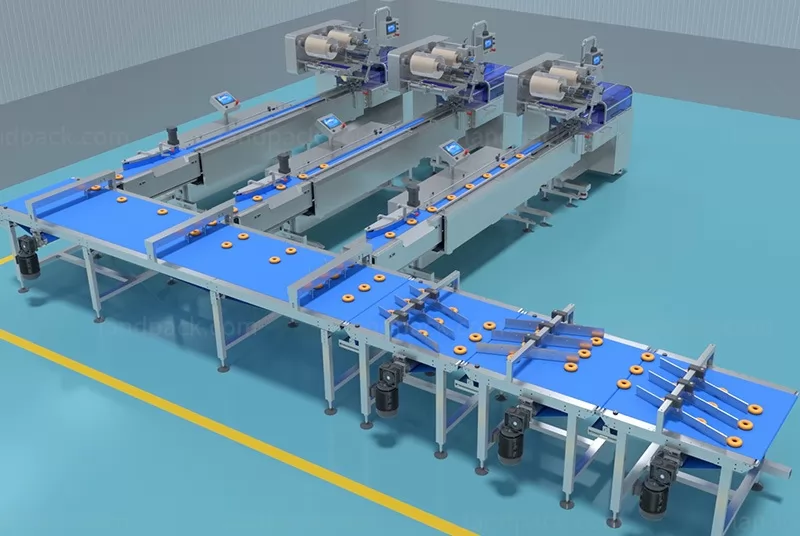 doughnut packaging machine doughnut packaging machine