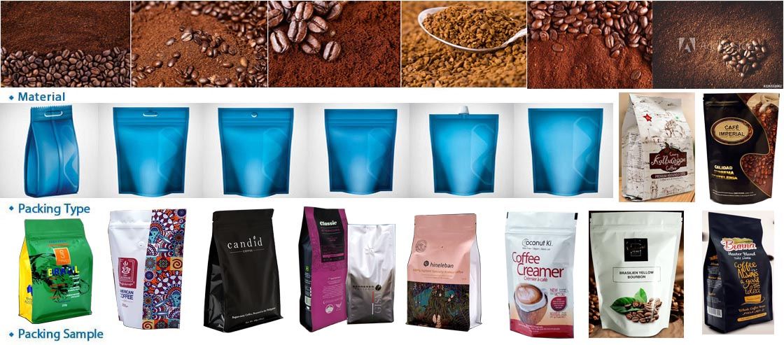 Coffee Powder Premade Pouch Rotary Doypack Machine