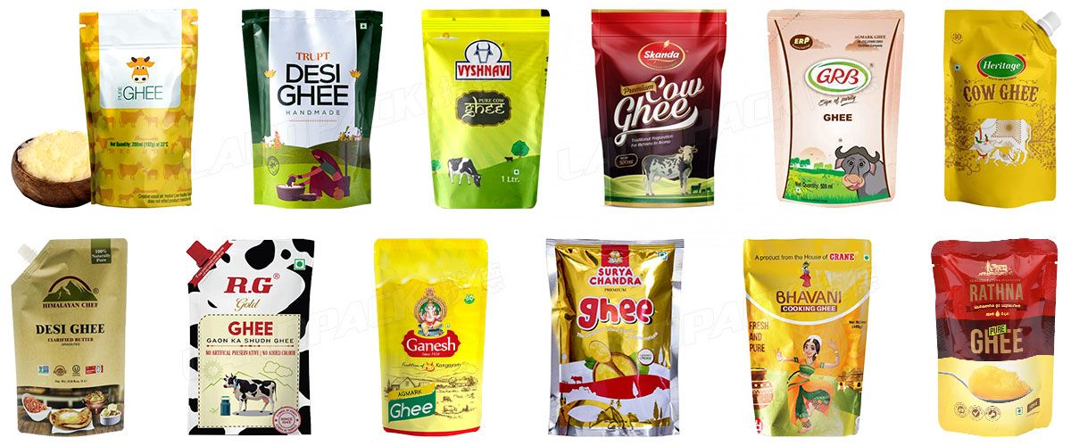 ghee pouch packing machine