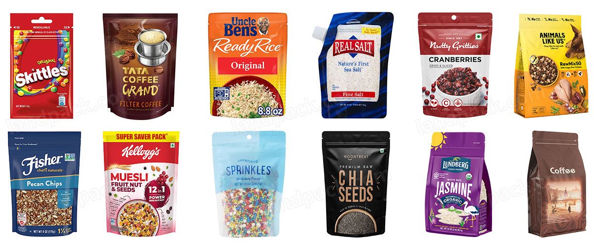 Low Cost Mini Doypack Machine Zipper Pouch Packing Machine