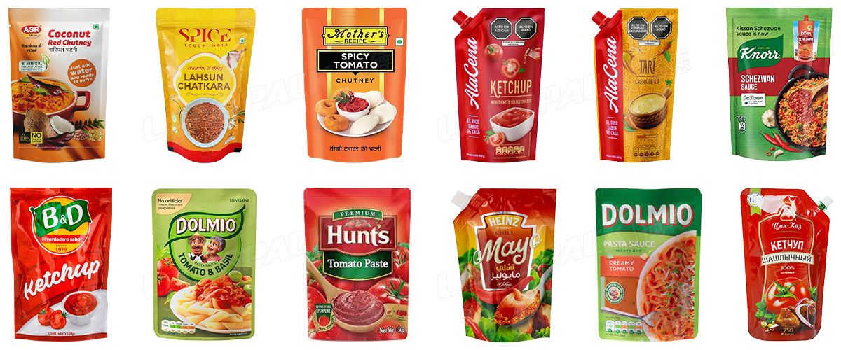 High Viscosity chutney Horizontal Doypack Filling Packing Machine