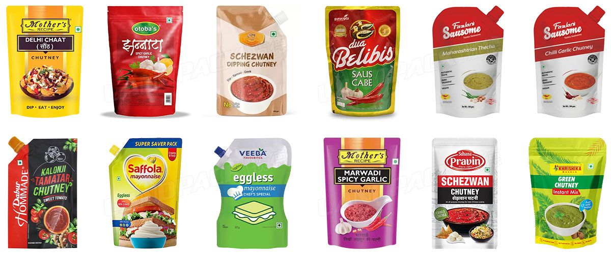 Economic Chutney Premade Stand Up Pouch Doypack Filling Sealing Machine