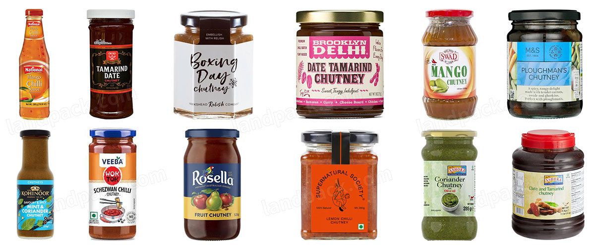 Automatic Chutney Filling Capping And Labeling Machine Line With Heat Shrink Machine