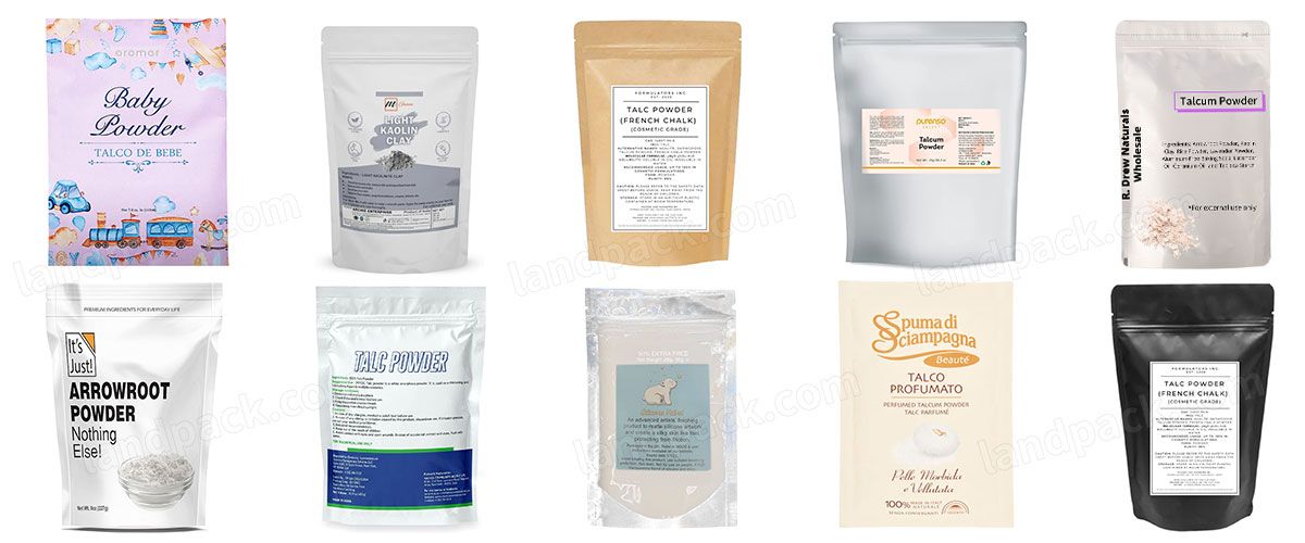 Automatic Talcum Powder Stand Up Pouch Doypack Packing Machine