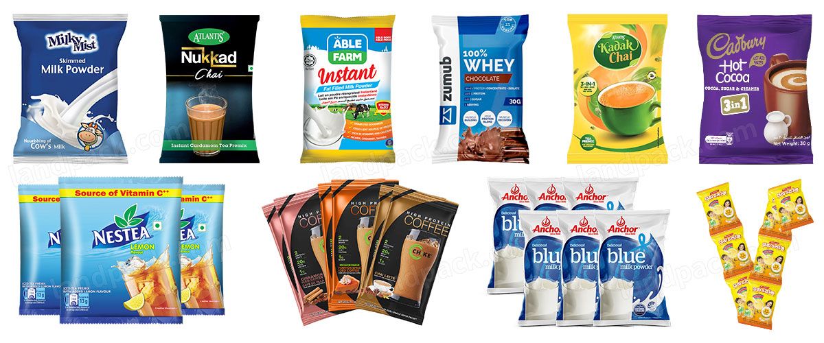 Multi Lane Milk Powder Sachet Packing Machine for 25g 28g 30g 35g 40g 50g