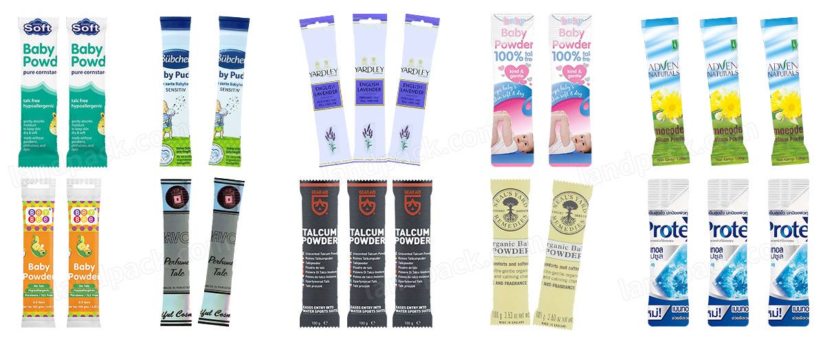 Multi Lane Auger Filling Talcum Powder Stick Bag Packing Machine