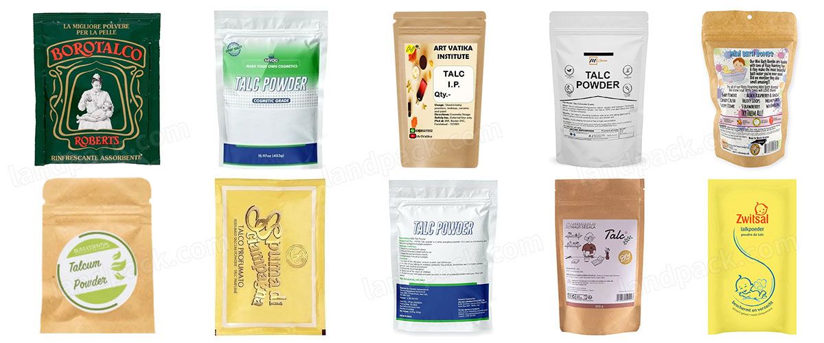 Automatic Talcum Powder Doypack Premade Bag Filling Sealing Machine