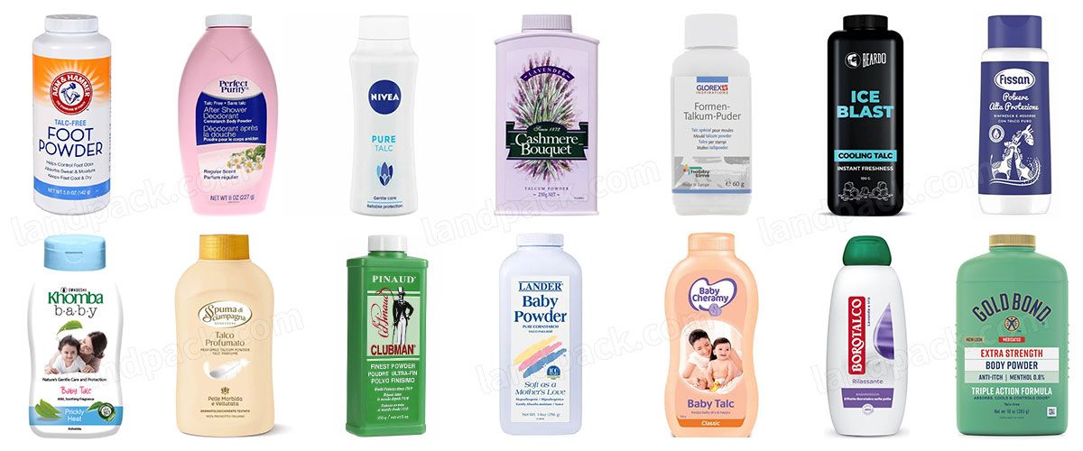 talcum powder filling machine