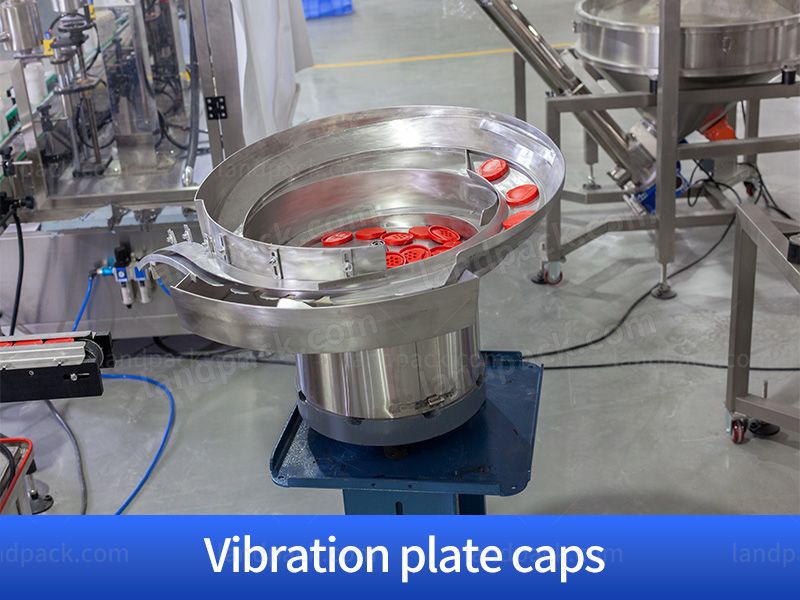 High accuracy Double Head Bottle Filling Capping Labeling Machine Line For Talcum Powder