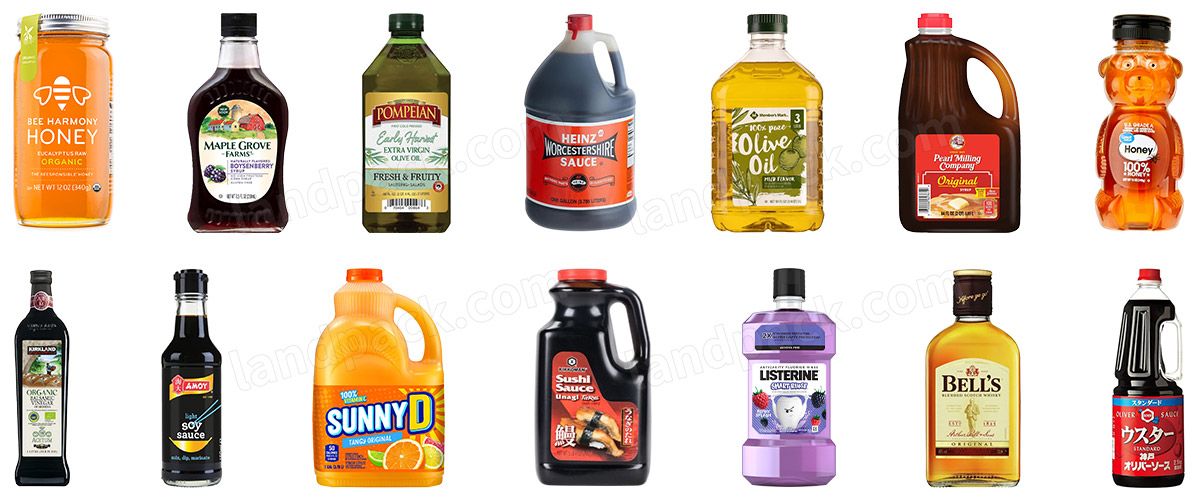 Inline Filling Machine 10 Nozzles Liquid Filling Machine Bottle Filler for Vinegar Juice