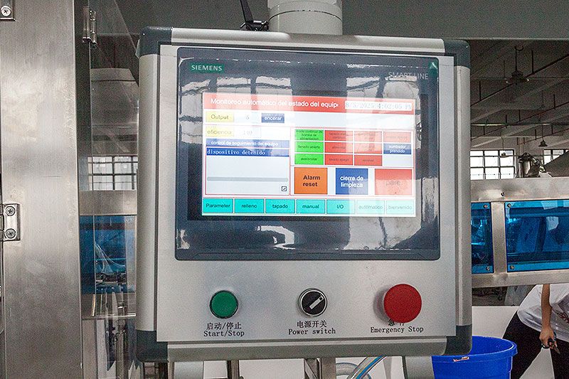 High Speed 10 Heads Liquid Spout Pouch Filling and Capping Machine