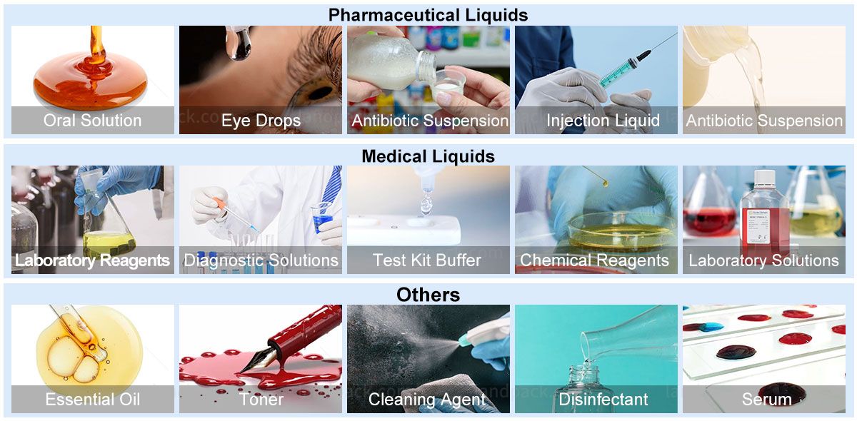 liquid vial filling machine