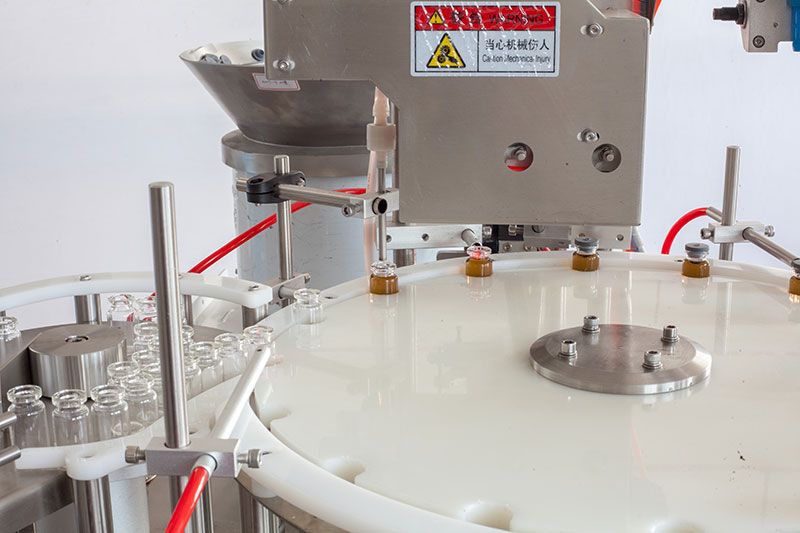 vial filling and capping machine