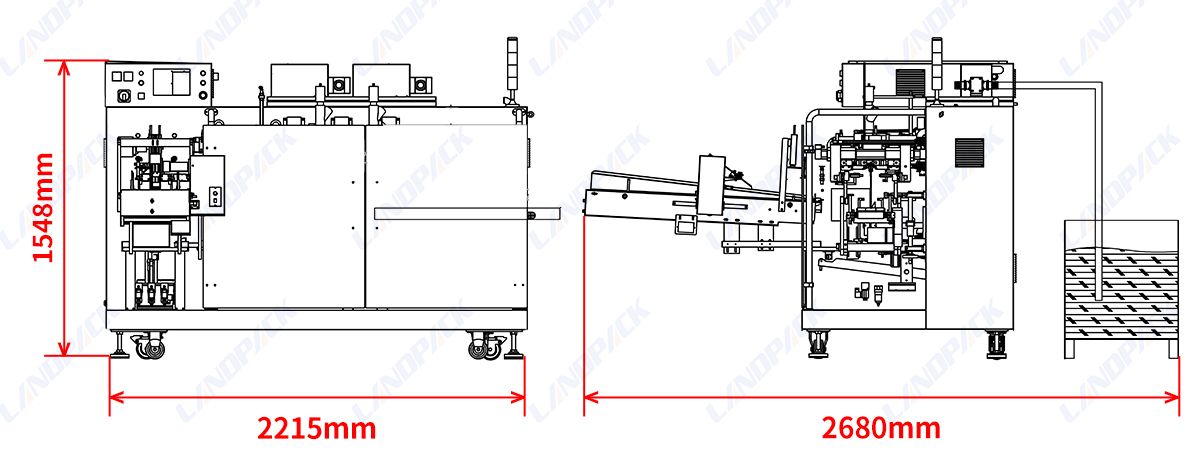 stand up pouch with spout filling machine