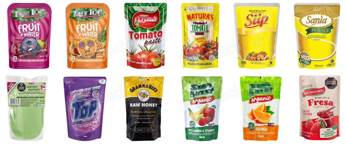 flexible pouch filling and sealing