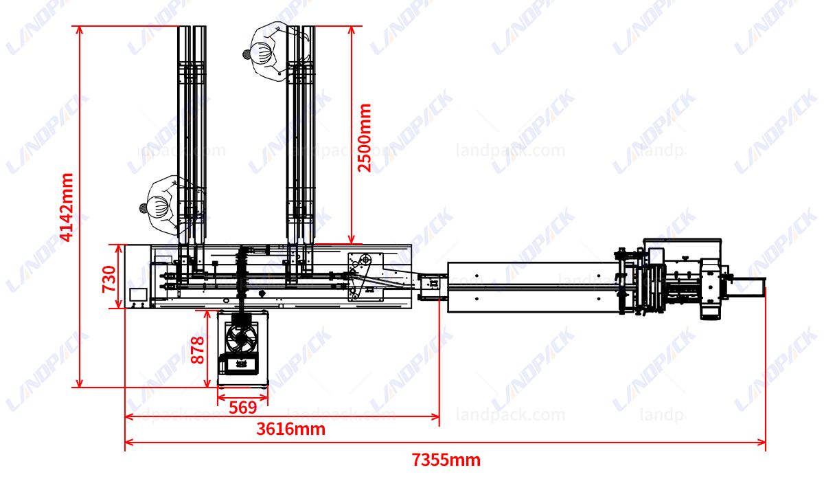 High Speed Feeding And Packing Line For Sandwich Biscuits