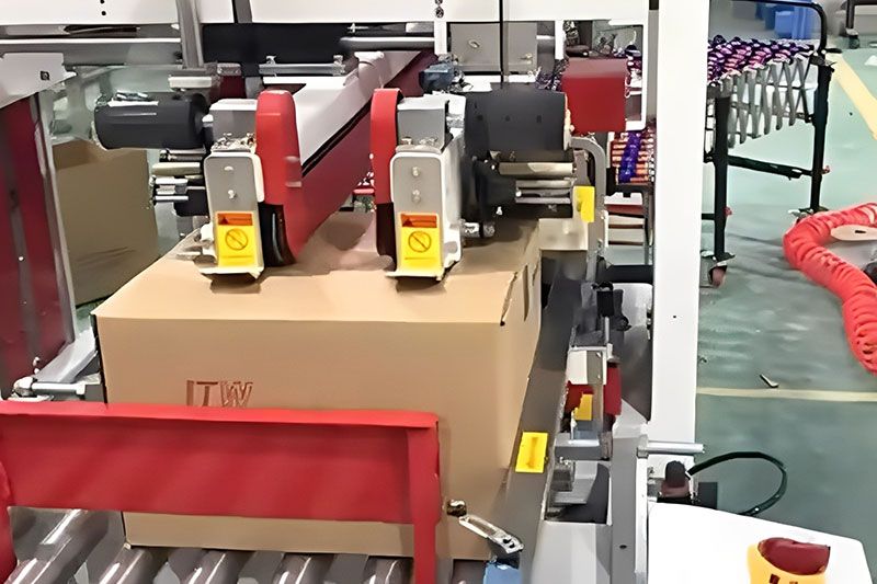 Professional Case Packing System With Heat Shrink Machine