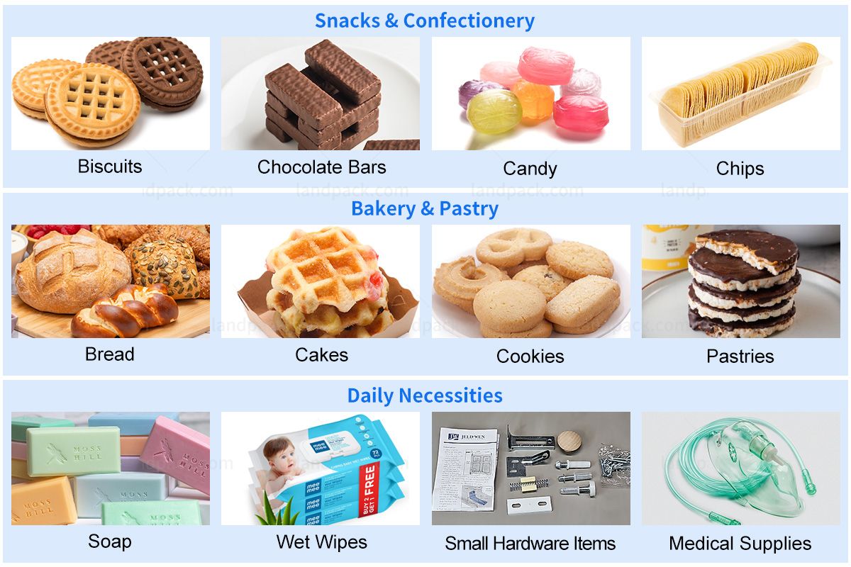 Automatic Biscuit Packing Machine Bakery Packing Machine