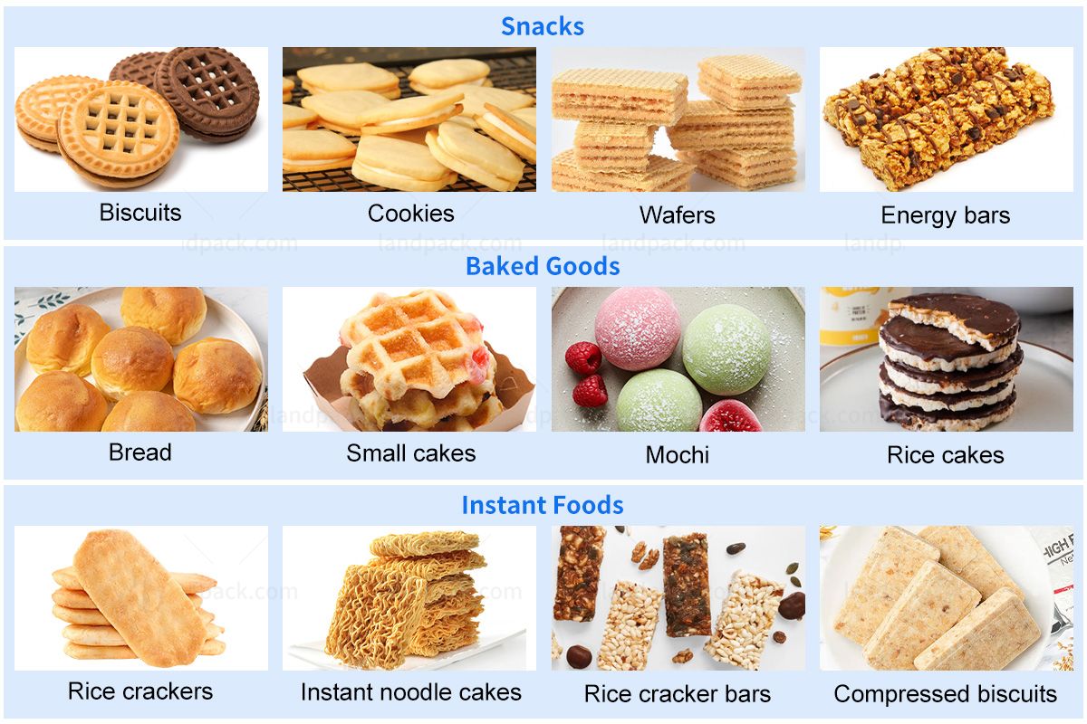 Automatic Sandwich Biscuit Flow Wrapping Machine With Cream Injector