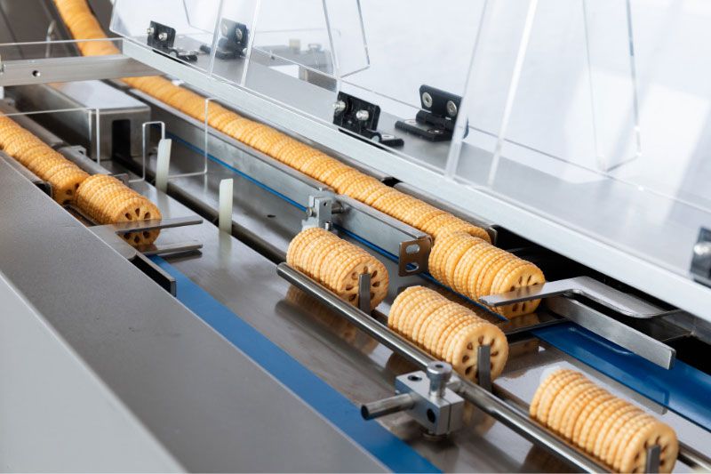 Automatic Feeding Packing Line Horizontal Biscuit Packaging Machine