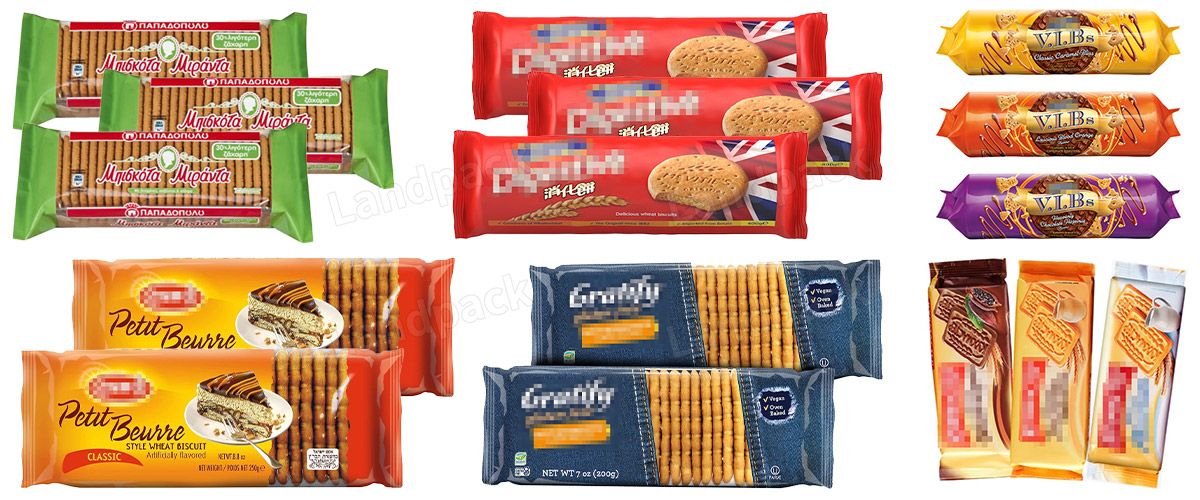 Automatic Feeding Packing Line Horizontal Biscuit Packaging Machine