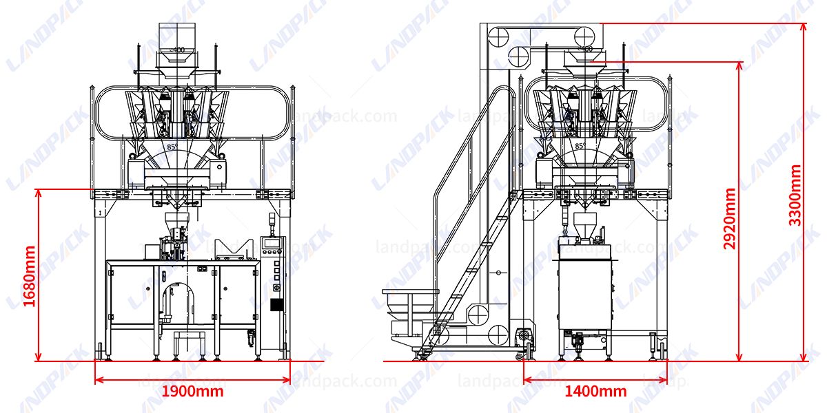 weighing beef jerky packaging machine