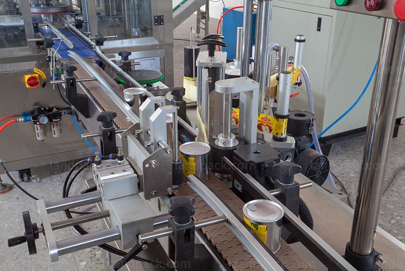 Automatic Mixed Gummies Can Tin Filling Sealing and Labeling Machine
