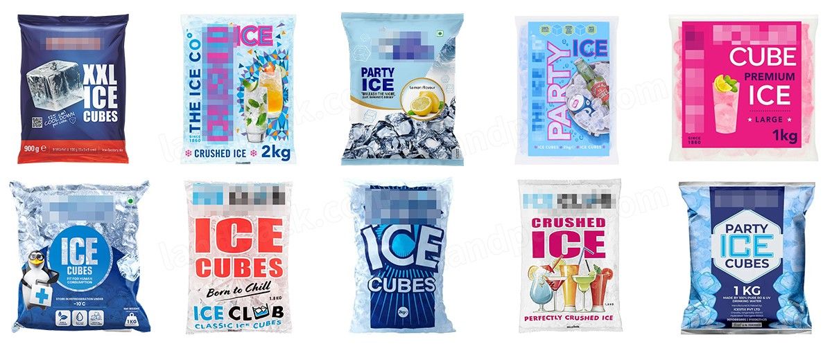 Automatic Ice Cube Pouch Weighing and Packaging Machine Automatic Ice Cube Pouch Weighing and Packaging Machine