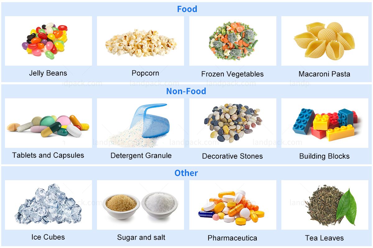 Automatic Ice Cube Pouch Weighing and Packaging Machine Automatic Ice Cube Pouch Weighing and Packaging Machine