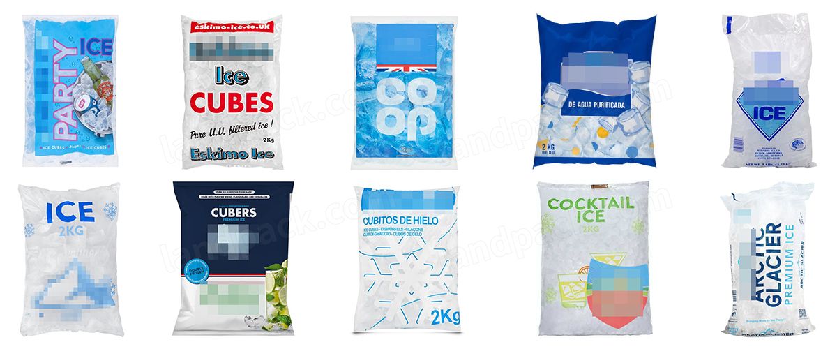 Inclined Type Vertical Form Fill Seal Machine For Ice Cube Frozen Vegetables and Food Inclined Type Vertical Form Fill Seal Machine For Ice Cube Frozen Vegetables and Food