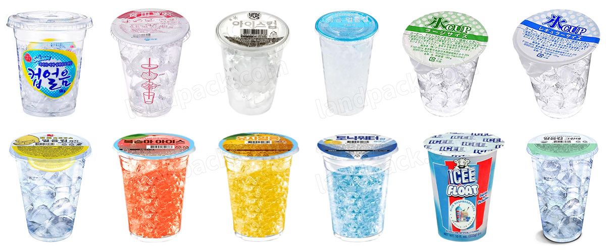 Fully Automatic Ice Cube Cup Filling Sealing Machine Fully Automatic Ice Cube Cup Filling Sealing Machine