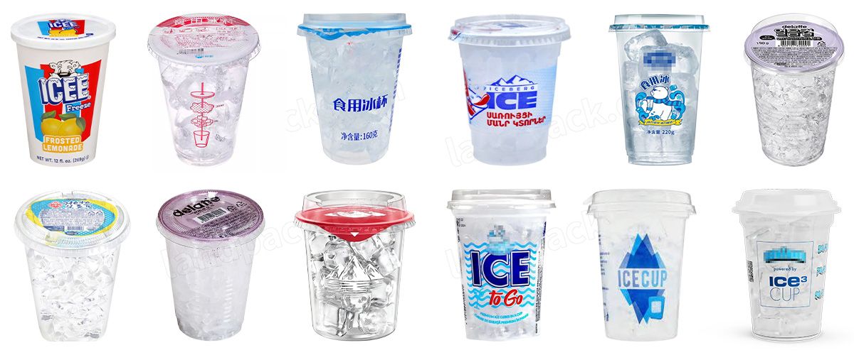 Automatic Ice Cube Filling Machine With Large Ice Maker Automatic Ice Cube Filling Machine With Large Ice Maker