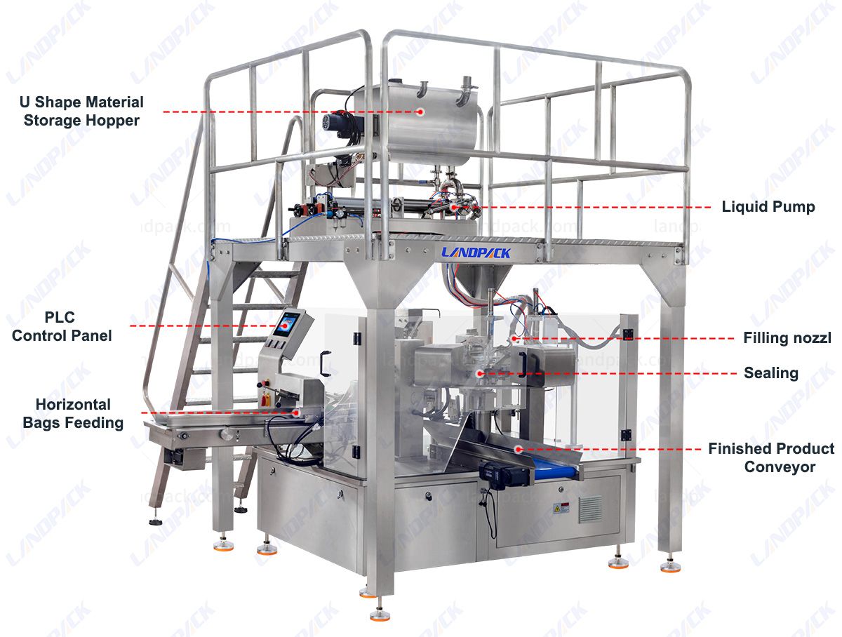 spout pouch filling machine spout pouch filling machine