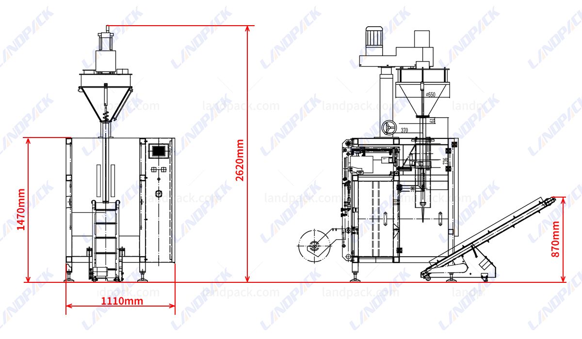 automatic flour packing machine
