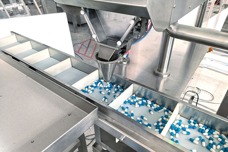 Pharma Packaging machine | Horizontal Pouch Packing Machine For Stand up M Shape Pouch