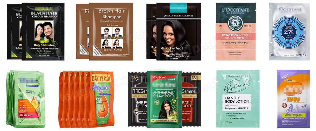 Shampoo Sachet Packing Machine | 4 Side Sealing Pouch Vertical Packing Machine Shampoo Sachet Packing Machine | 4 Side Sealing Pouch Vertical Packing Machine