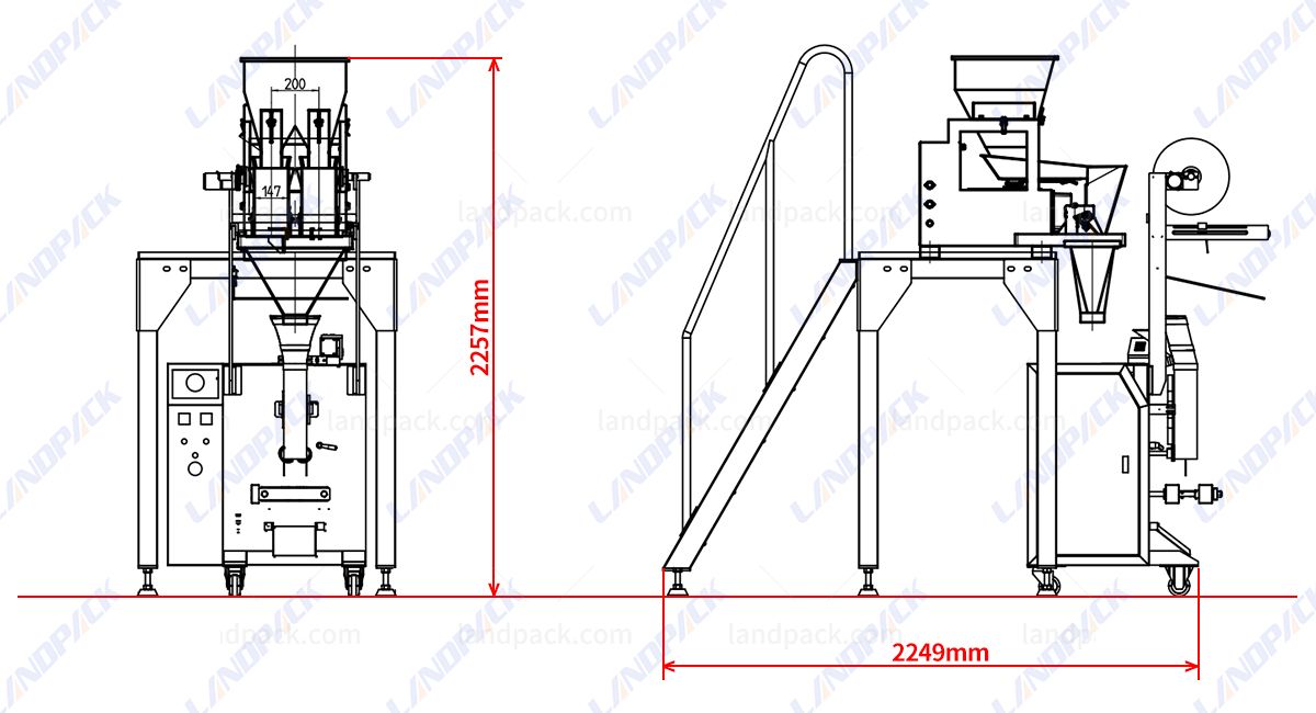Popcorn Packing Machine | Vertical Form Fill Seal Machine Popcorn Packing Machine | Vertical Form Fill Seal Machine