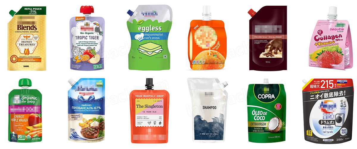 automatic spout pouch filling machine