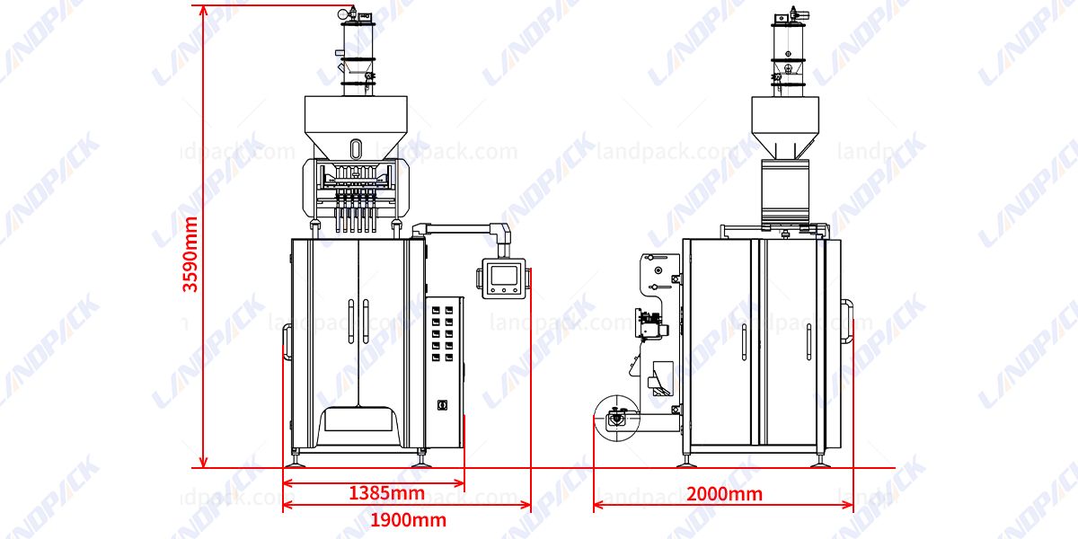 High Speed 3 In 1 Coffee Powder Packing Machine Multi Lane Stick Packing Machine High Speed 3 In 1 Coffee Powder Packing Machine Multi Lane Stick Packing Machine