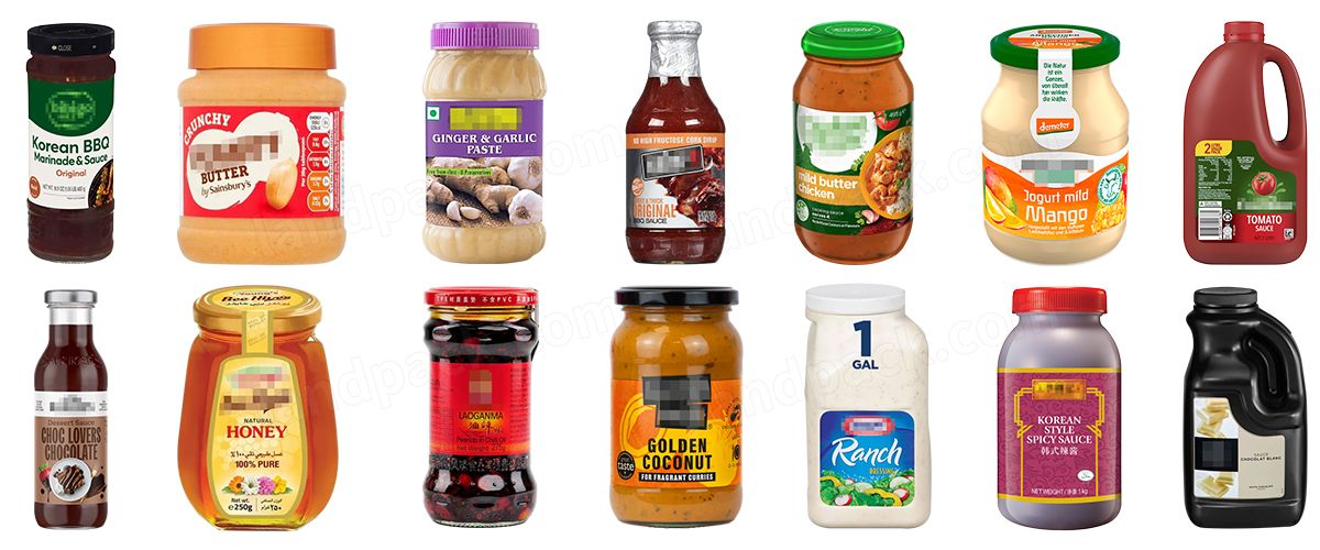 Automatic Sauce Filling Machine Jam Mayonnaise Filling Capping Machine Line Automatic Sauce Filling Machine Jam Mayonnaise Filling Capping Machine Line