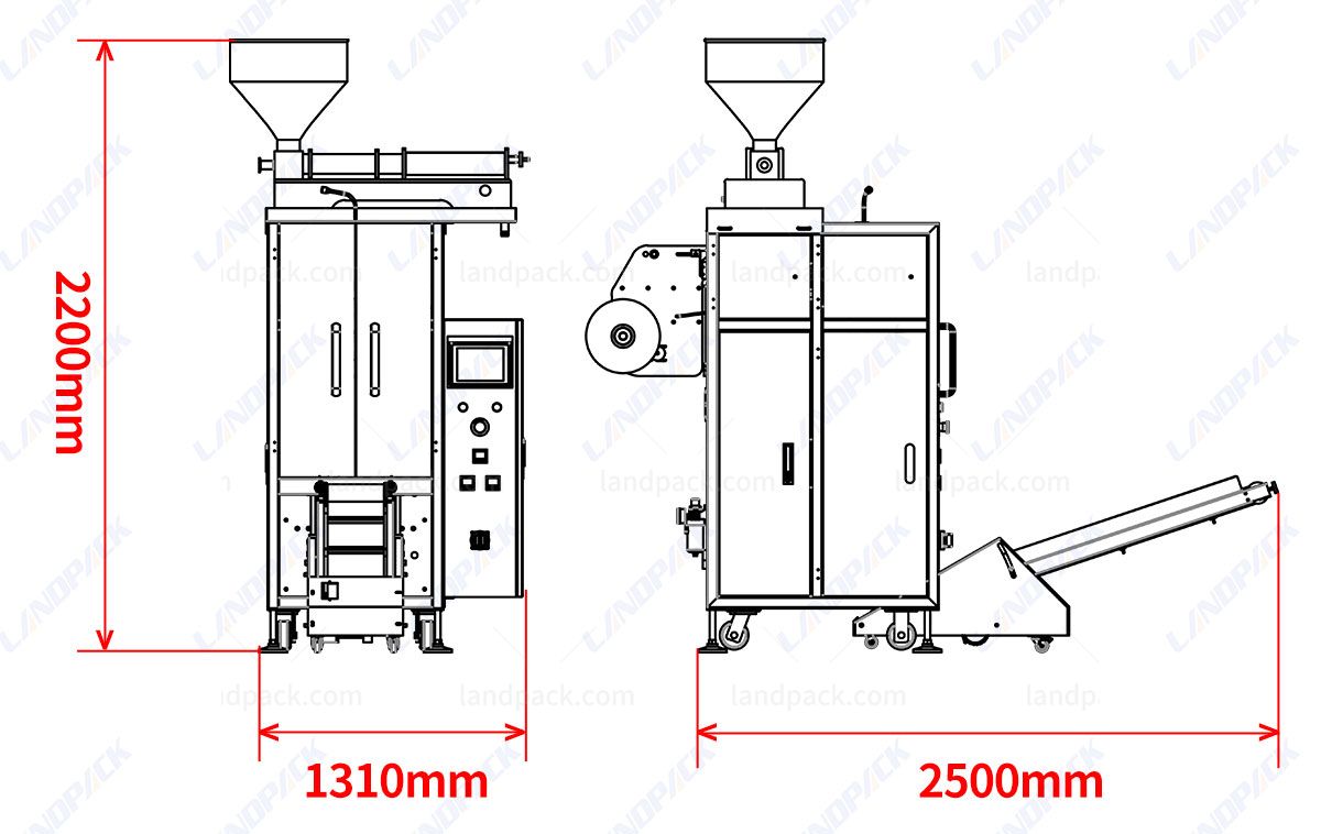Single Lane Irregular Sachet Packing Machine Shaped Pouch Packaging Machine