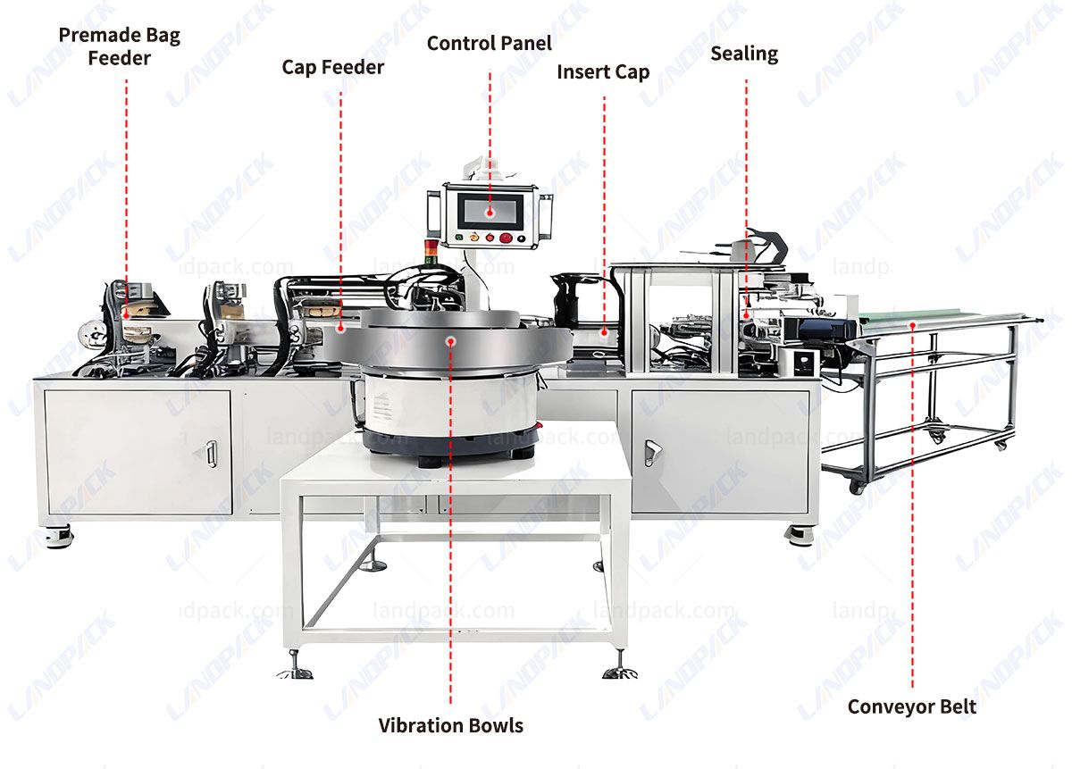 Automatic Spout Sealing Machine | Juice Ketchup Spout Inserting Machine Automatic Spout Sealing Machine | Juice Ketchup Spout Inserting Machine