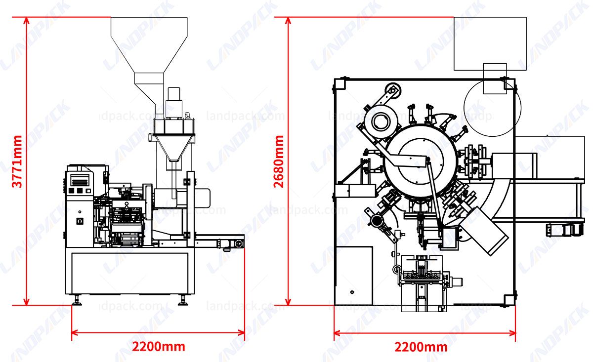 Rotary Doypack Packing Machine 10 Working Stations Premade Pouch Packaging Machine Rotary Doypack Packing Machine 10 Working Stations Premade Pouch Packaging Machine