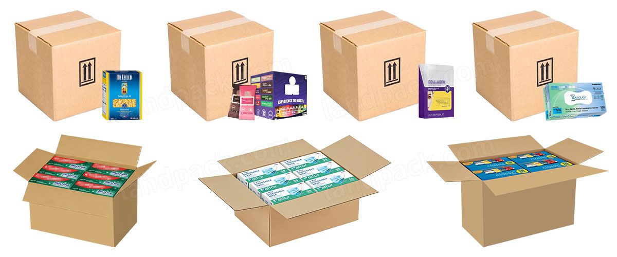 End of line Packaging Case Erector Packer Case Sealer Robotic Case Packing System